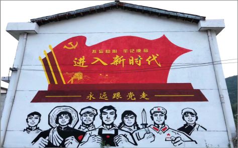 金阳党建彩绘文化墙